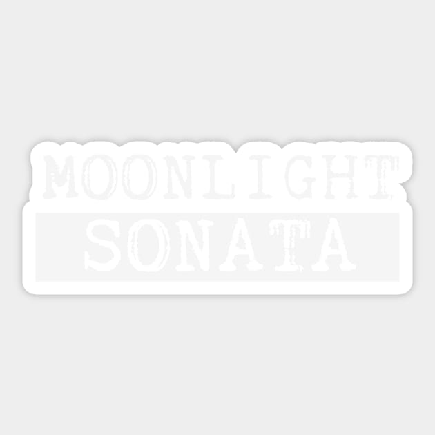 Moonlight Sonata Sticker by EstrangedShop